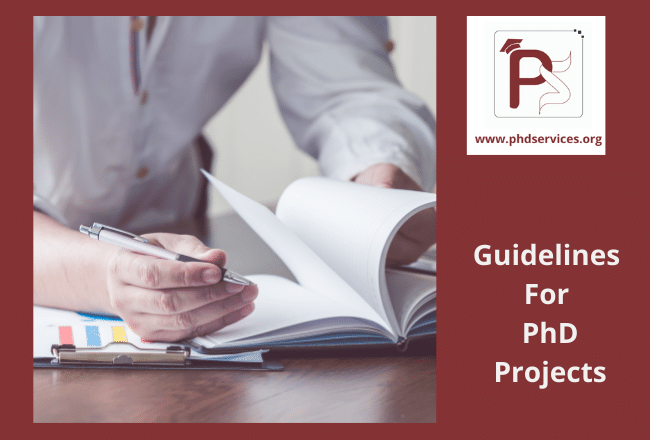 Guidelines for Phd projects for PhD scholars