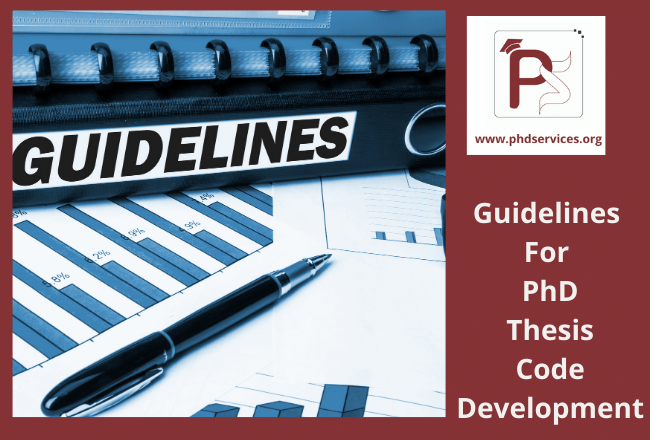 Providing guidelines for PhD thesis code development