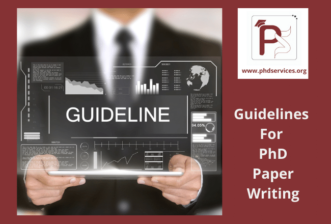 Important guidelines for PhD paper writing