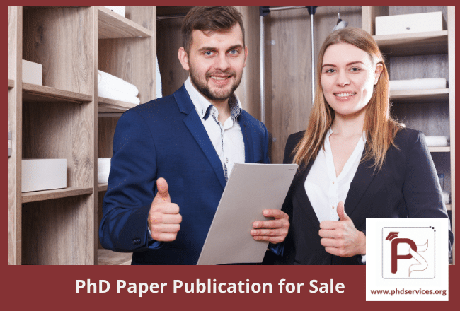 Online PhD paper publication for sale