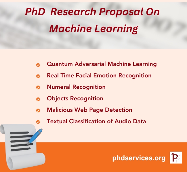 phd research proposal machine learning
