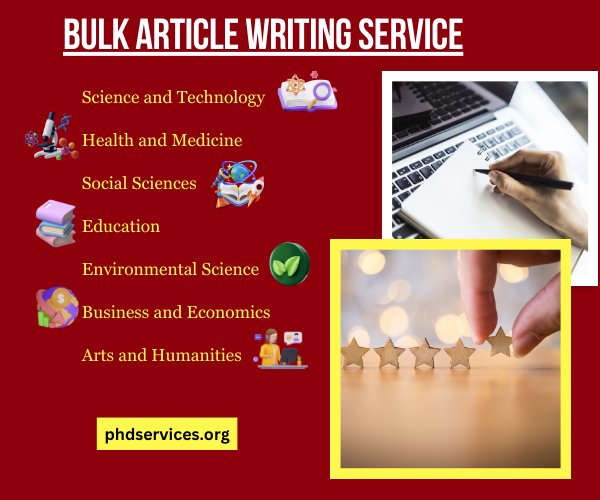 Bulk Article Writing Assistance