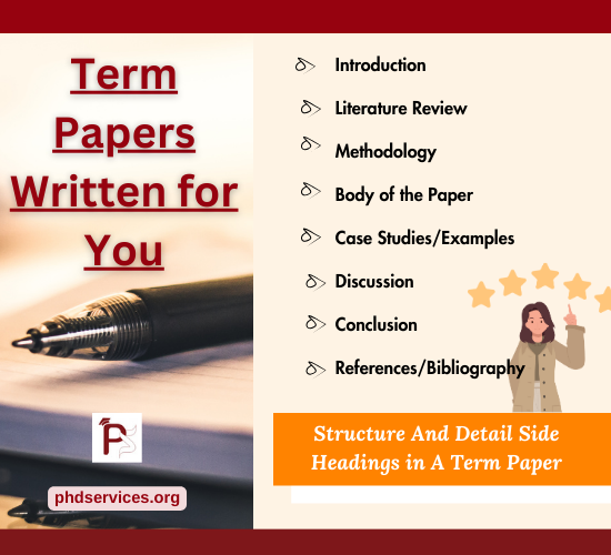 Term papers written for you
