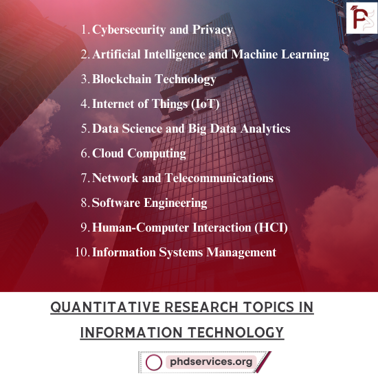 quantitative research topics in information technology