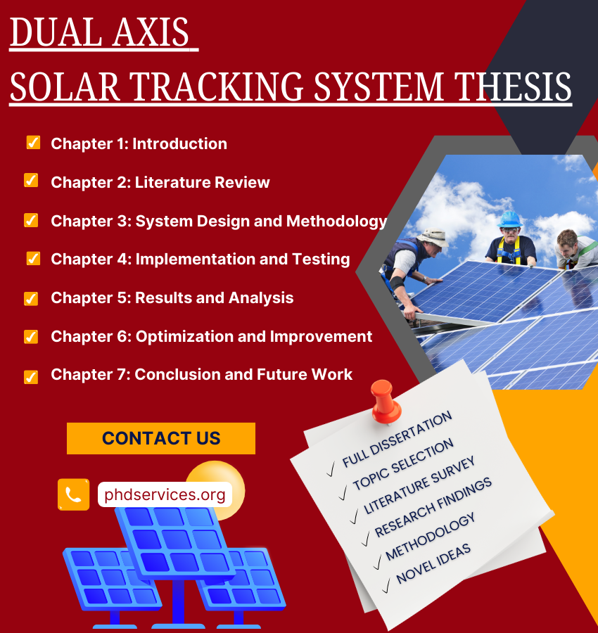 Dual Axis Solar Tracking System Thesis Topics