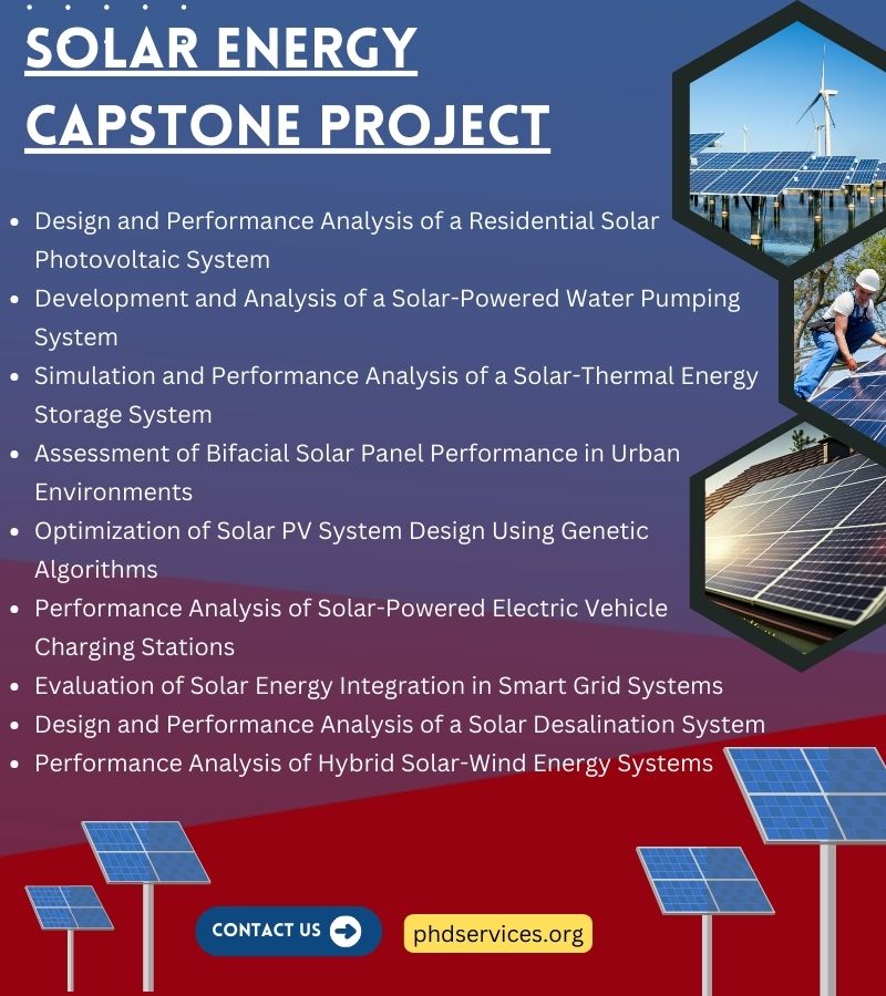 Solar Energy Capstone Project Topics