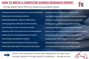 Computer Science Research Paper writing services
