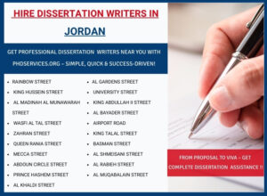 Hire Thesis Writers in Jordan