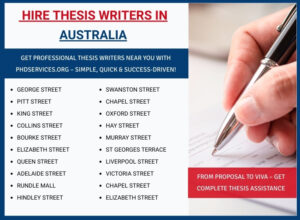 Hire Dissertation Writers in Australia