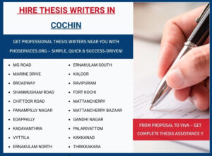 Thesis Writing Services in Cochin 