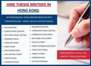 Hire Dissertation Writers in Hong Kong
