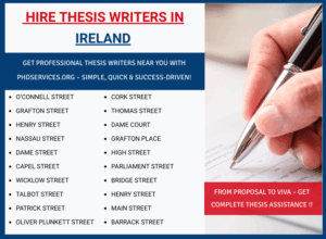 Hire Dissertation Writers in Ireland
