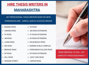 Thesis Writing Services in 
Maharashtra