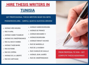Hire Dissertation Writers in Tunisia