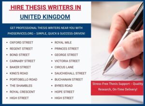 Hire Dissertation Writers in United Kingdom
