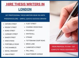 Hire Dissertation Writers in london