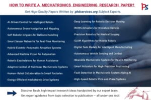 Mechatronics Research Paper writing services