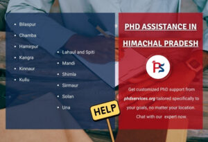 PhD help in Himachal Pradesh