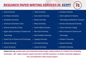 Research paper writing services in Egypt