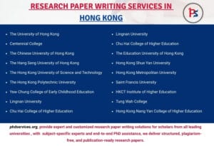 Research paper writing services in Hong Kong