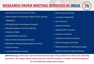 Research paper writing services in India