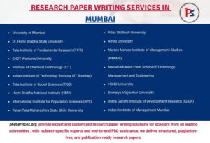 Research paper writers in Mumbai
