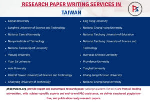 Research paper writing services in Taiwan