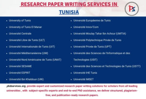 Research paper writing services in Tunisia
