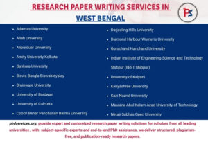 Research paper writers in West-Bengal