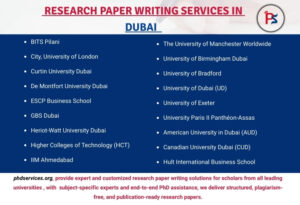 Research paper writing services in dubai  