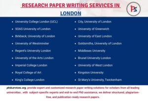 Research paper writing services in london