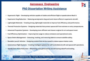 Aerospace Engineering PhD Dissertation Writing Assistance