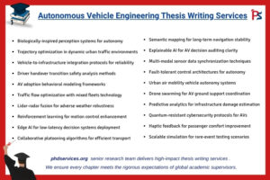 Autonomous Vehicle Engineering Thesis writing services
