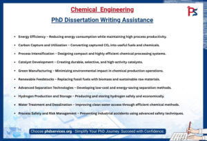 Chemical Engineering PhD Dissertation Writing Assistance
