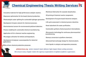 Chemical Engineering Thesis writing services