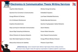 Electronics & Communication Thesis writing services