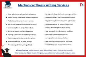Mechanical Thesis writing services