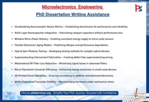 Microelectronics   Engineering PhD Dissertation Writing Assistance  
